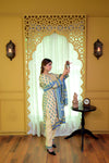 Embiodery Stitched Kurta Dupatta Trouser-0009