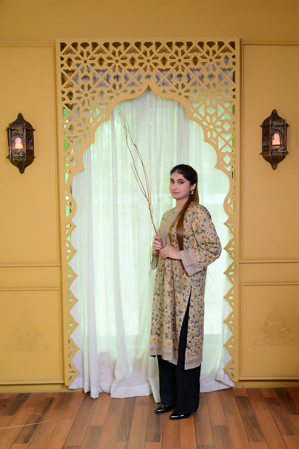 Stitched Kurta Dupatta Trouse-0012