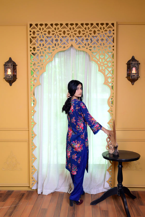 Stitched Kurta Trouser-0013