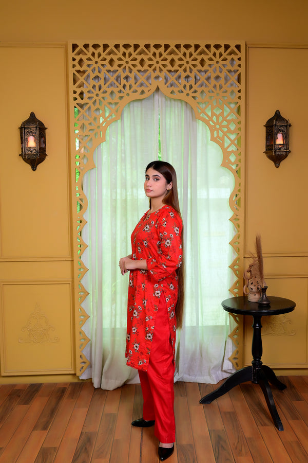 Stitched Kurta Trouser-0014