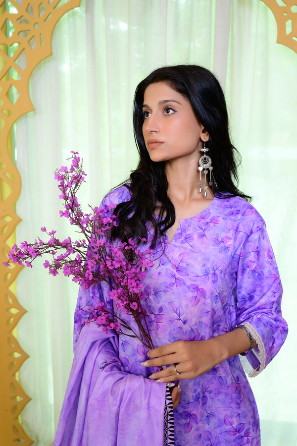 Stitched Kurta Dupatta Trouse-0015