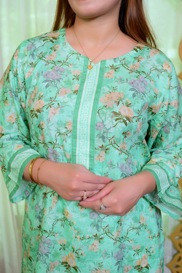 Stitched Kurta Dupatta Trouse-0016
