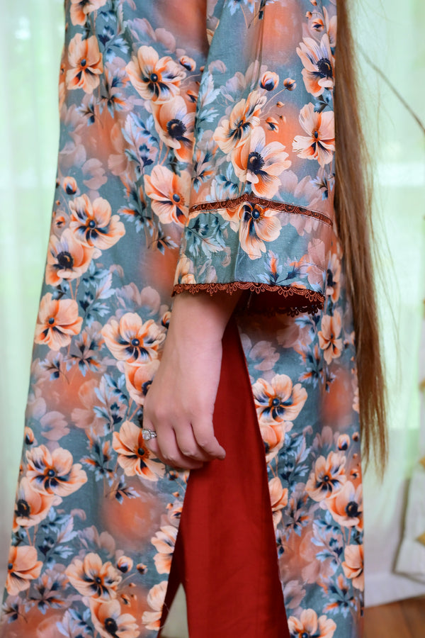 Stitched Kurta Trouser-0018