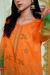 Embiodery Stitched Kurta Dupatta Trouser-0022