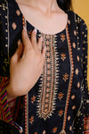 Embiodery Stitched Kurta Dupatta Trouser-0024
