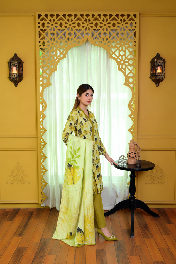 Stitched Kurta Dupatta Trouser-0008