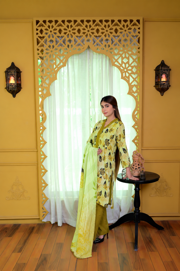 Stitched Kurta Dupatta Trouser-0008
