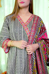 Stitched Kurta Dupatta Trouser-0002
