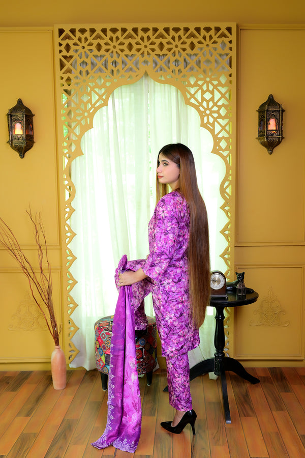 Stitched Kurta Dupatta Trouser-0004