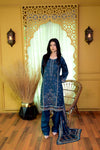 Embiodery Stitched Kurta Dupatta Trouser-0005
