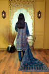 Embiodery Stitched Kurta Dupatta Trouser-0005