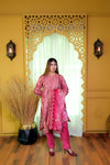 Embiodery Stitched Kurta Dupatta Trouser-0006