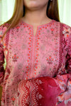Embiodery Stitched Kurta Dupatta Trouser-0006