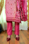 Embiodery Stitched Kurta Dupatta Trouser-0006