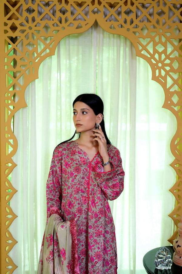 Stitched Kurta Dupatta Trouser-0007