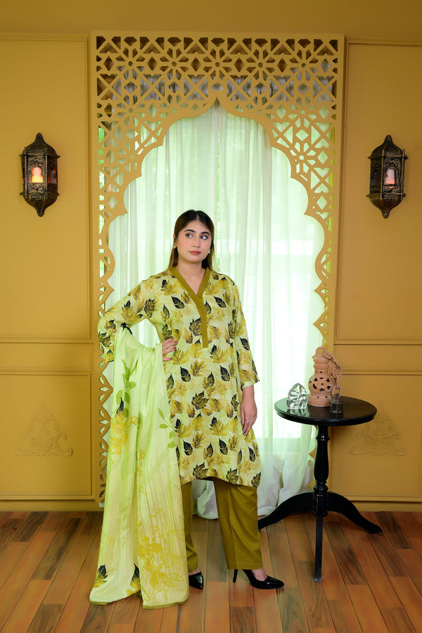 Stitched Kurta Dupatta Trouser-0008