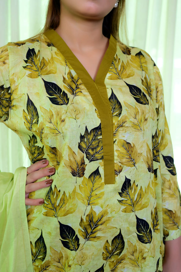 Stitched Kurta Dupatta Trouser-0008