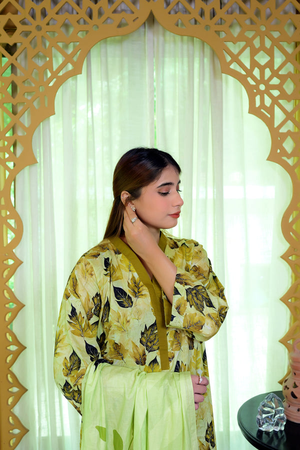 Stitched Kurta Dupatta Trouser-0008