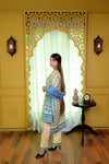 Embiodery Stitched Kurta Dupatta Trouser-0009
