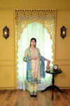 Embiodery Stitched Kurta Dupatta Trouser-0009