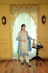 Embiodery Stitched Kurta Dupatta Trouser-0009