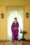 Embiodery Stitched Kurta Dupatta Trouser-0010
