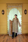 Stitched Kurta Dupatta Trouse-0012