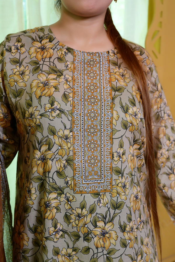 Stitched Kurta Dupatta Trouse-0012