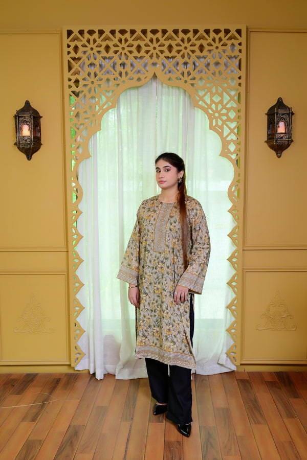 Stitched Kurta Dupatta Trouse-0012