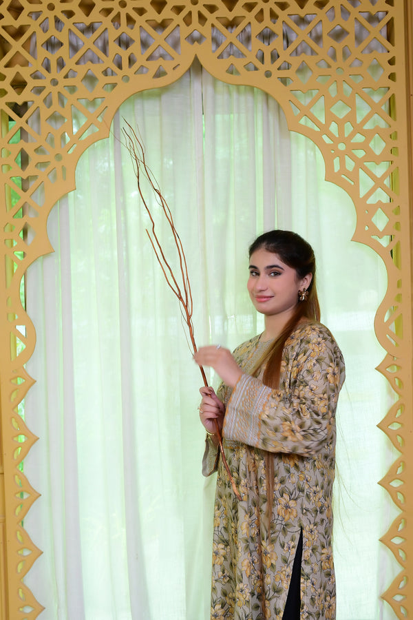 Stitched Kurta Dupatta Trouse-0012