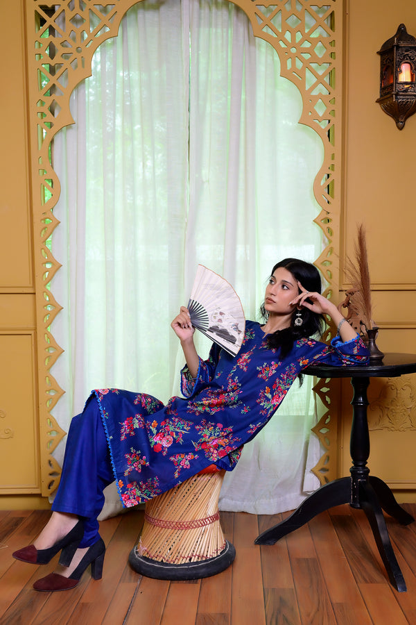 Stitched Kurta Trouser-0013