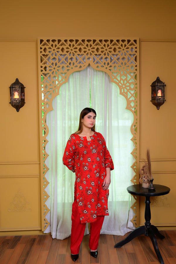 Stitched Kurta Trouser-0014