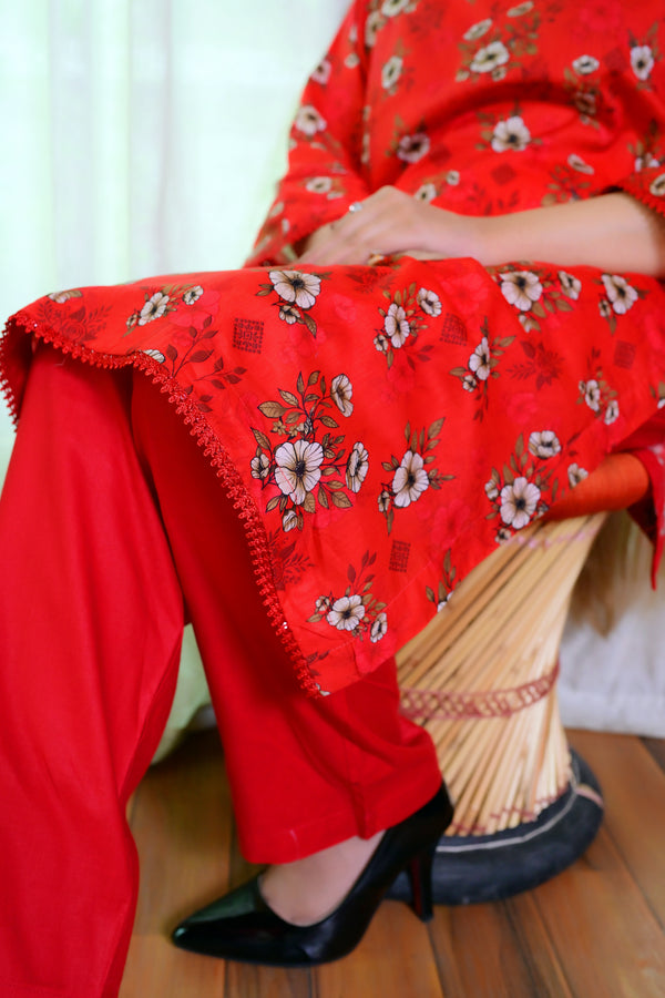 Stitched Kurta Trouser-0014