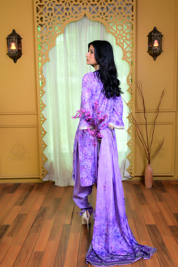 Stitched Kurta Dupatta Trouse-0015