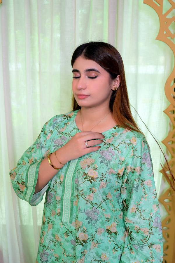 Stitched Kurta Dupatta Trouse-0016