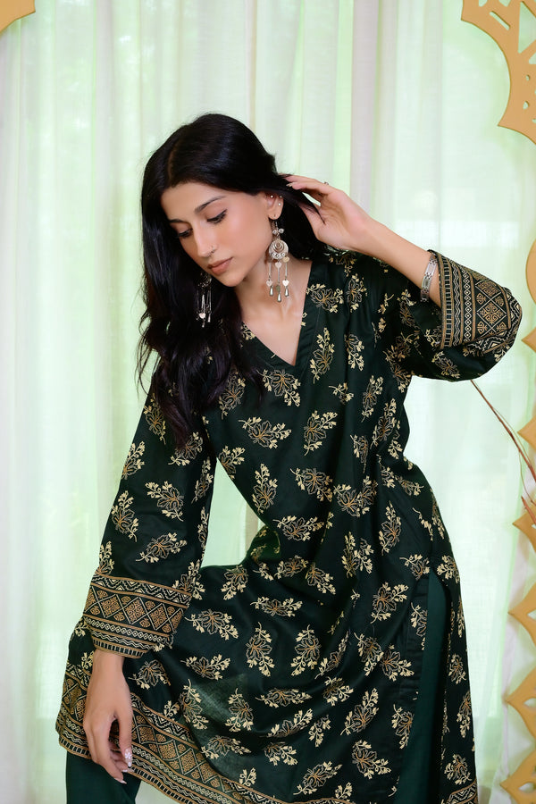 Stitched Kurta Trouser-0017