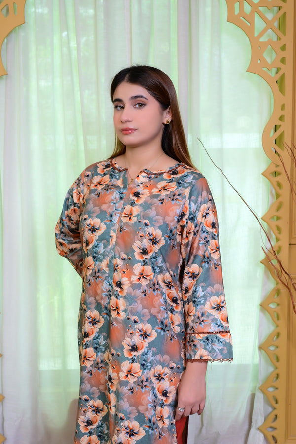 Stitched Kurta Trouser-0018