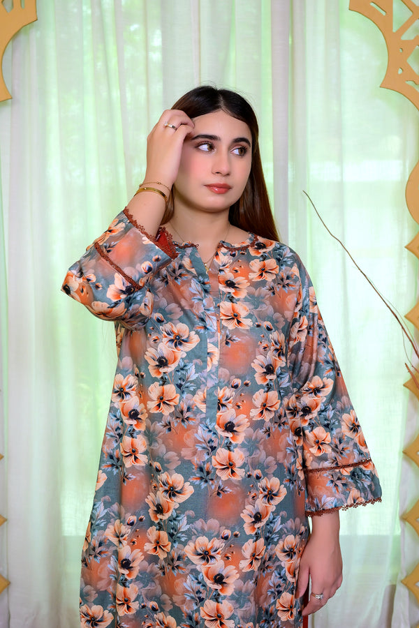 Stitched Kurta Trouser-0018