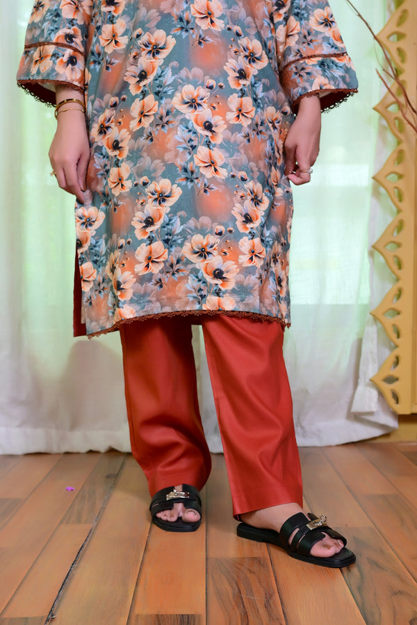 Stitched Kurta Trouser-0018