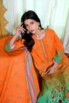 Embiodery Stitched Kurta Dupatta Trouser-0022