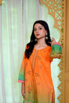 Embiodery Stitched Kurta Dupatta Trouser-0022