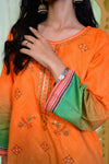 Embiodery Stitched Kurta Dupatta Trouser-0022