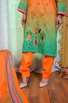 Embiodery Stitched Kurta Dupatta Trouser-0022