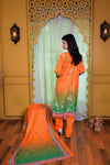 Embiodery Stitched Kurta Dupatta Trouser-0022