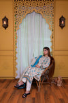 Embiodery Stitched Kurta Dupatta Trouser-0021