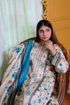 Embiodery Stitched Kurta Dupatta Trouser-0021