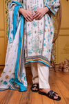 Embiodery Stitched Kurta Dupatta Trouser-0021